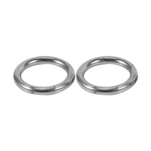 M4 X 30mm Stainless Steel Strapping Welded Round O Rings 50 Pcs