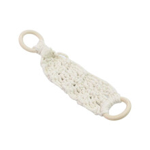 4 PCS Hanging Kitchen Towels Ring Crochet Hanging Dish Towel Kitchen Towels with Hanging Loop Holder 10.43x2.56inch
