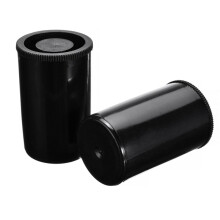 200PCS Plastic Empty Film Canister Camera Reel Container Storage Case Can for Accessories Art Bead Coin Pill Black