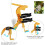 2X Sprays Can Extension Pole Adaptor Sprayer Extension Pole Adaptor Adjustable Angle Sprays Extender Bracket B 3
