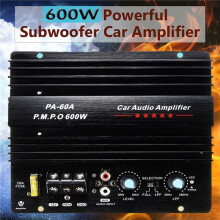2X PA-60A 600W 12V Wzmacniacz Mocy Płyta do Domowego Wzmacniacza Audio Samochodowego S Potężny Bas Subwoofery Wzmacniacz do Mono Samochodów Modi