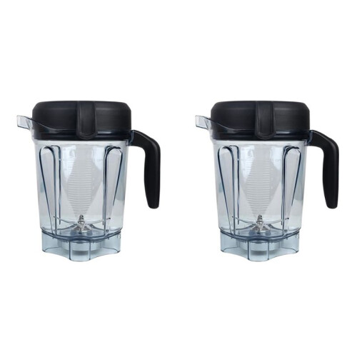 2X for  Blender Pitcher 64oz Low-Profile Replacement for  750, 5200, 5000, 6300, 7500 Container Jar Cup 1