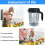 2X for  Blender Pitcher 64oz Low-Profile Replacement for  750, 5200, 5000, 6300, 7500 Container Jar Cup 7