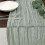 Cheesecloth Table Runner Boho Gauze Cheese Cloth Table Runner Rustic Sheer Runner Long for Wedding Green 8Pcs 5