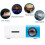 DP300 Mini Projector for Home Theater, Portable LED Projector with HDMI, USB, Blue 3