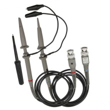 P6100 BNC Oscilloscope Probe Kit-2 Pack,High Precise Clip Probe Cable Clamp,Oscilloscope Test Wire for Parts,Reliable