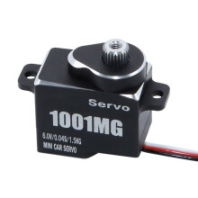 Servo PDI-1001MG de 1,5 Kg com Engrenagens Metálicas, Servo Digital de Alta Velocidade com Motor Sem Núcleo para Robôs, Barcos, Aviões e Drones.