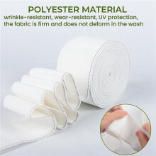 3X Curtain Pleat Tape, 10 Meters/11 Yards Pleater Tape for Curtains with 30 Pcs 4 Prongs Curtain Pleat Hooks for Drapes