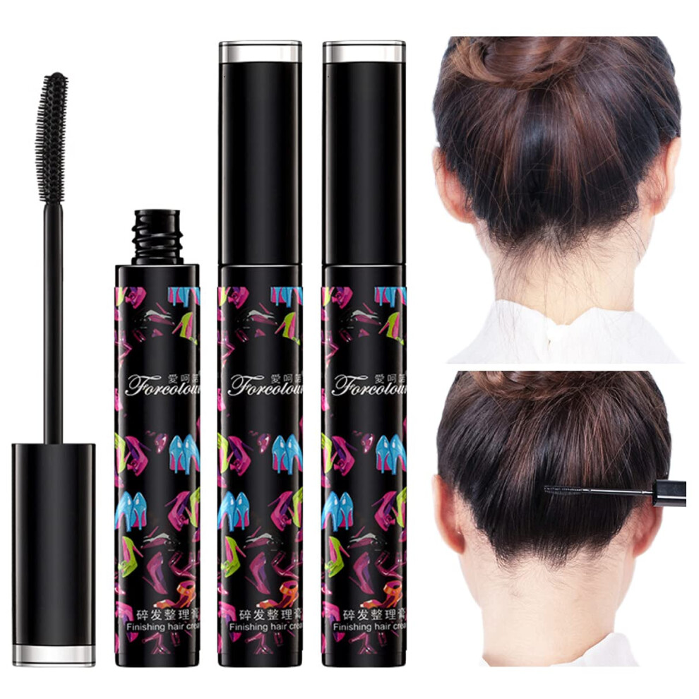 Hair Finishing Stick 3 Pack 18ml Flyaway Control Moisturizing NonGreasy for Bangs and Touchups