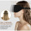 Μάσκα ματιών για extensions βλεφαρίδων, 12mm3D Contoured Cup Eye Sockets, Free Eyes Blinking, Μάσκα ματιών 3