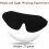 Μάσκα ματιών για extensions βλεφαρίδων, 12mm3D Contoured Cup Eye Sockets, Free Eyes Blinking, Μάσκα ματιών 5
