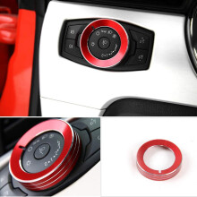 Auto Styling Scheinwerferschalter Abdeckung Trim für Mustang 2015+ Rot