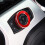 Car Styling Headlight  Cover Trim for  Mustang 2015+ red 6