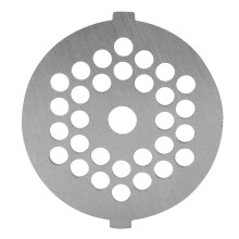 Meat Grinder Knife Stainless Steel Slice Plate Knife with 5mm Holes Professional Replacement Part for Grinder (5mm)