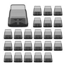 24PCS Square Chair Leg Floor Protector, Hardwood Floor Chair Leg Protector, Non-Slip Furniture Pad, Silicone Cover
