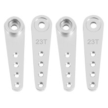 4Pcs CNC Aluminum Alloy Servo Arm 1.25-2.5Inch for Futaba Sanwan Servos,23T