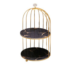 Bathroom Vanity Storage Organizer Desktop Cosmetic Holder Washstand Birdcage Shelf Ideal for Makeup & Toiletries B