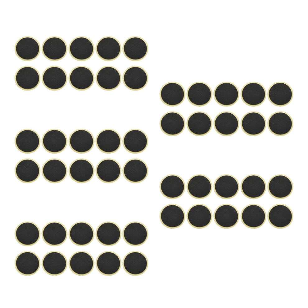 Duuti 50 Pieces No Need Of Glue Bike Tire Patch Repair Kit Tools Bicycle Inner Tube Puncture Repair Patches Light 6034185796988