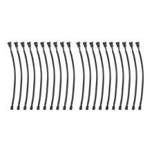 20PZ 4 Pin PWM Prolunga per Ventola Cavo di Alimentazione Custodia per Connettore Cavi Estensibili da Maschio Un Femmina Compatibile con Ventola Un 4
