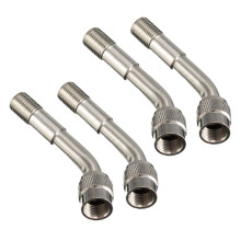 Adaptador de Extensión de Válvula de Neumático 4Pcs Extensor de Vástago de Neumático de Motocicleta 135 Grados