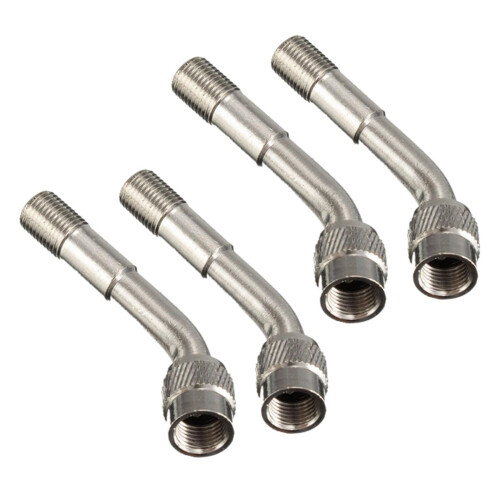 4Pcs Adattatore per Prolunga Valvola per Pneumatici Prolunga per Pneumatici per Auto da 135 Gradi