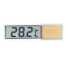 Fish Tank Thermometer Electronic LCD Digital Fish Tank Temperature Measurement Thermometer Fish Tank Accessories Gold