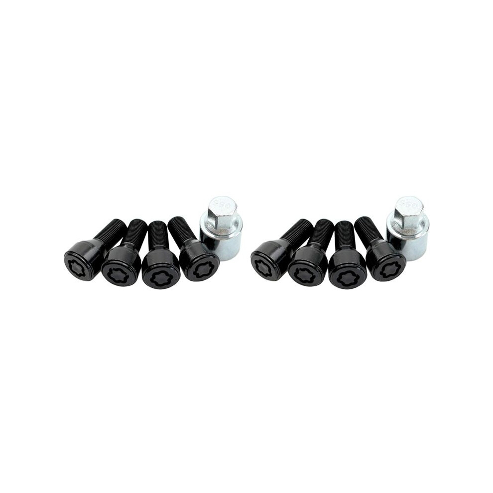 8X Anti-Theft Wheel Stud Bolt Locks 14X1.25mm For High Security Type Wheel Lock Set 36136792851 6033108104060