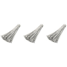 Attaches de Câble En Acier Inoxydable, 300 Pièces 7,9 Pouces Attaches de Câble Autobloquantes Robustes, Attaches de Verrouillage D'Enveloppe