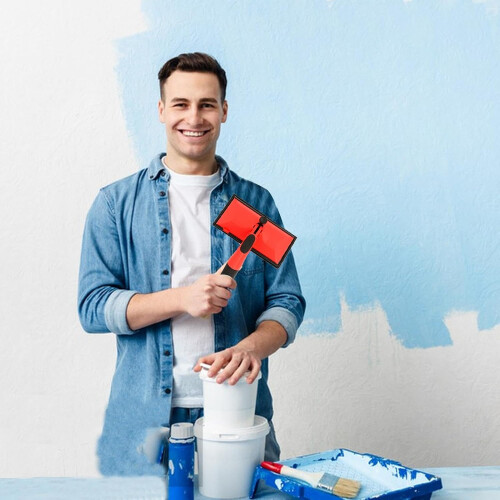 Edge Trimmer Applicator Corner Paint Tool Ceiling Paint Tool Baseboard Tool Door Paint Applicator Comfortable Paint Grip 2