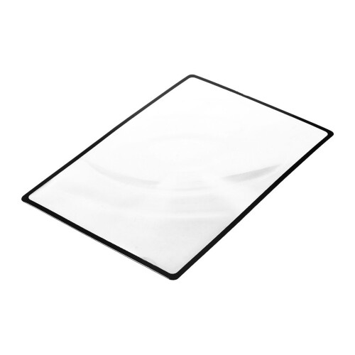 3X Reading Support Sheet Magnifier Magnifying Glass 3-Zoom Black 2