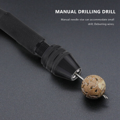 Hand Drill Bits Set 62Pcs Hand Drill Set Precision Pin Vise Micro- Twist Drill Bits for Wood, Delicate Manual Work 2