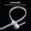 Nylon Cable Ties with Screw Hole - Self-Locking, Multi-Size Bundle Straps for Wire Organization, 7