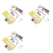 3X LM317 Einstellbares Spannungsgeregeltes Netzteil DIY Kit 220V Transformator Stabilisiertes Netzteil Labor US STECKER