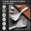 Stainless Steel Kitchen Spoon Set Multi-Function Cooking Spoon Garlic Grater Strainer Kitchen Gadgets Round 3