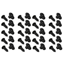 20 x Clip di Fissaggio in Plastica 8mm per