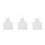 3Pcs 73 x 58 cm Apron Cook Kitchen House Restaurant (White) 1
