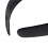 3X Bandeau Large avec Deux Rangees de Dents En Plastique Noir 6