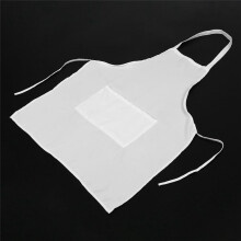3Pcs 73 x 58 cm Apron Cook Kitchen House Restaurant (White)
