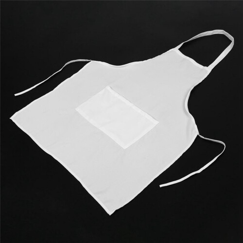 3Pcs 73 x 58 cm Apron Cook Kitchen House Restaurant (White)