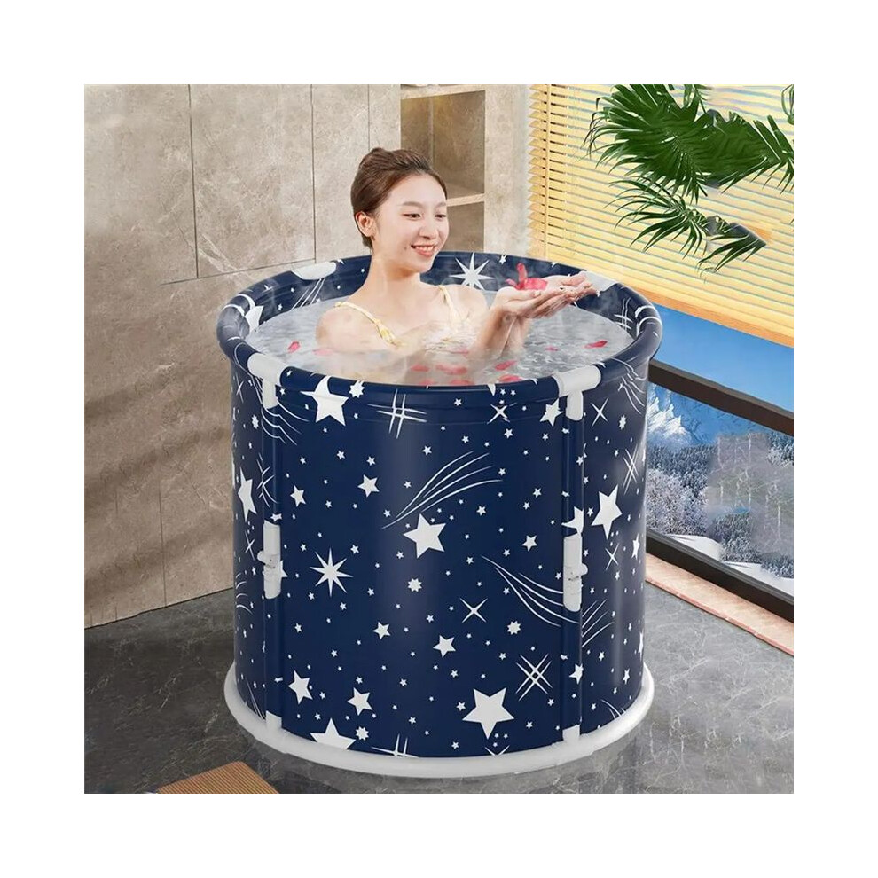 Folding Large Bathtub Thickened PVC Portable Folded Bucket Baby Children Bathroom Thickening SPA Tubs for Hot Cold Tub