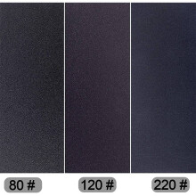 60 Pcs Wet and Dry Sandpaper 80 120 220 Grit Assorted Sanding Sheets, 9 x 3.6 Inches Abrasive Paper