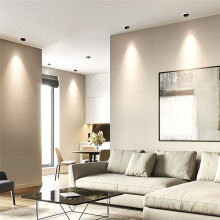 12W Narrow Spotlight Deep Cup Anti-Glare Embedded Wall Washing Lamp Household Lighting LivingRoom CeilingLamp(US),B
