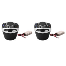2X Pulsante di Controllo del Volante Wireless per Auto Universale con Luce LED Funzioni Un 8 Tasti per Auto Android Navi Player Auto