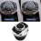 2X Universal Car Wireless Steering Wheel Control Button with LED Light 8-Key Functions for Car Android Navi Player Auto 8