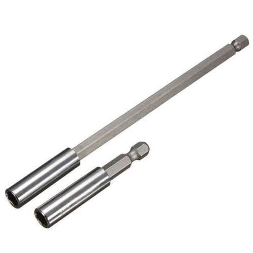 4Pcs 1/4 Inch Hex Magnetic Bit Holder 60/150mm Screwdriver Bars Power Extension Drill Driver 1