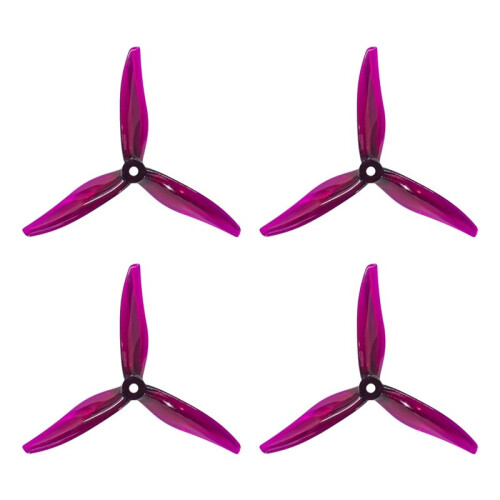 8 Peças 51377 Hélice de 5 Polegadas 3 Pás CW+CCW FPV Hélice para RC Drone FPV Racing Compatível com Motores 2207 A 1