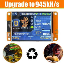 2X NMMiner NerdMiner V2 964KH/S Hashrate BTC Solo Lottery Miner ESP32 2.8 Inch Display Bitcoin Crypto Lottery Miner