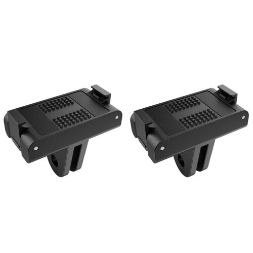 2X for  OSMO Action Pro Camera Magnetic Fork Adapter Quick Release Adapter Extension Mount Base Accessories Accessory