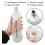 2X 500ml Soft Flask,TPU Foldable Soft Water Bottle for Hydration Pack, Folding Water Bottle B 5