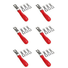 18 Blade Vinyl Flooring Welding Cutting Kit Floor Crafts Carpet Trimming Skiving Cutting Tools